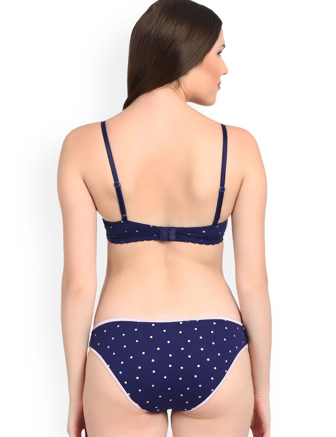 Kotty Women Blue Printed Lingerie Set KTTIW123