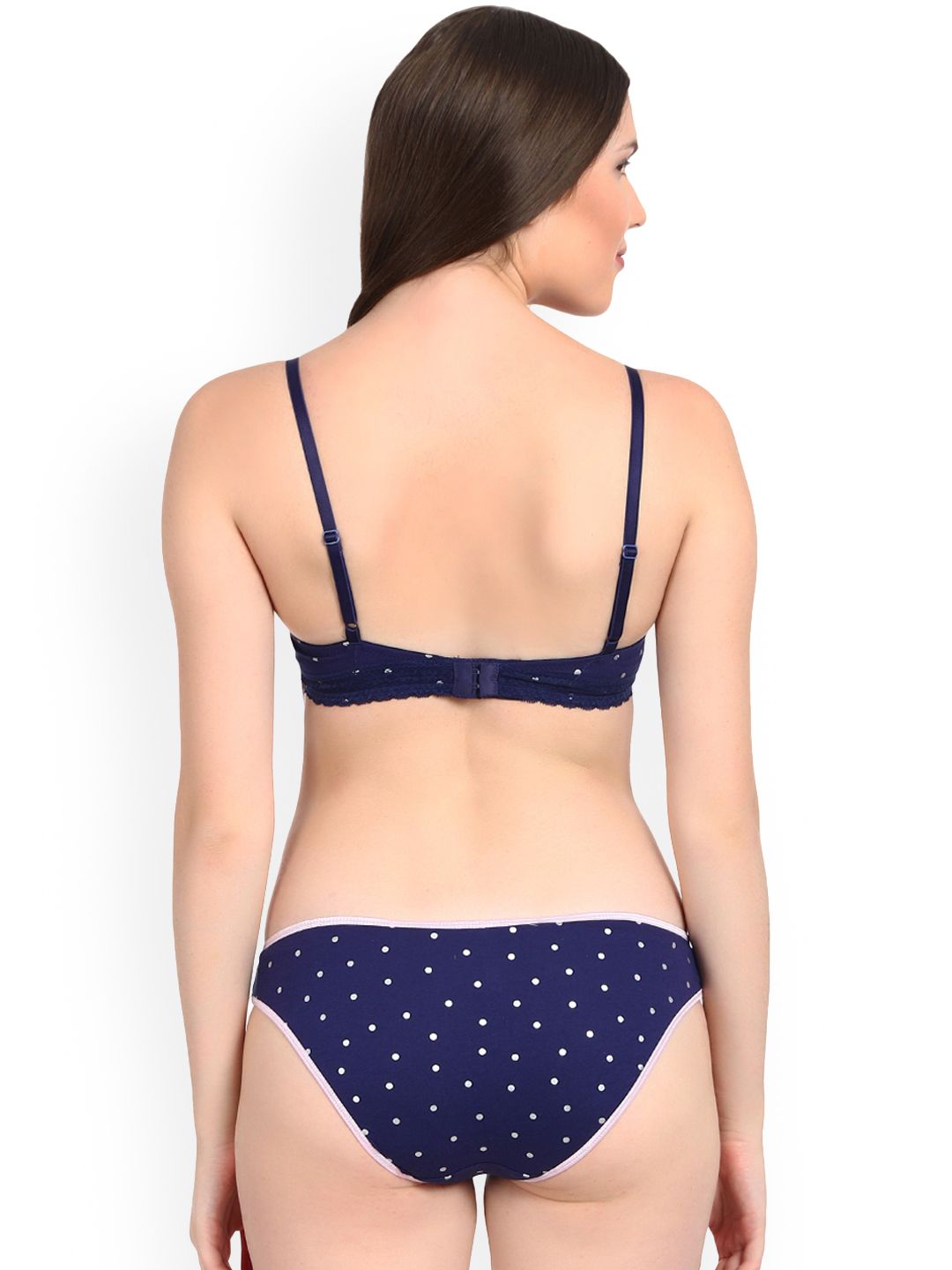 Kotty Women Blue Printed Lingerie Set KTTIW123