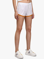 Kotty Women White Solid Regular Fit Regular Shorts