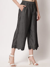 Kotty Women Relaxed Loose Fit Easy Wash Culottes 