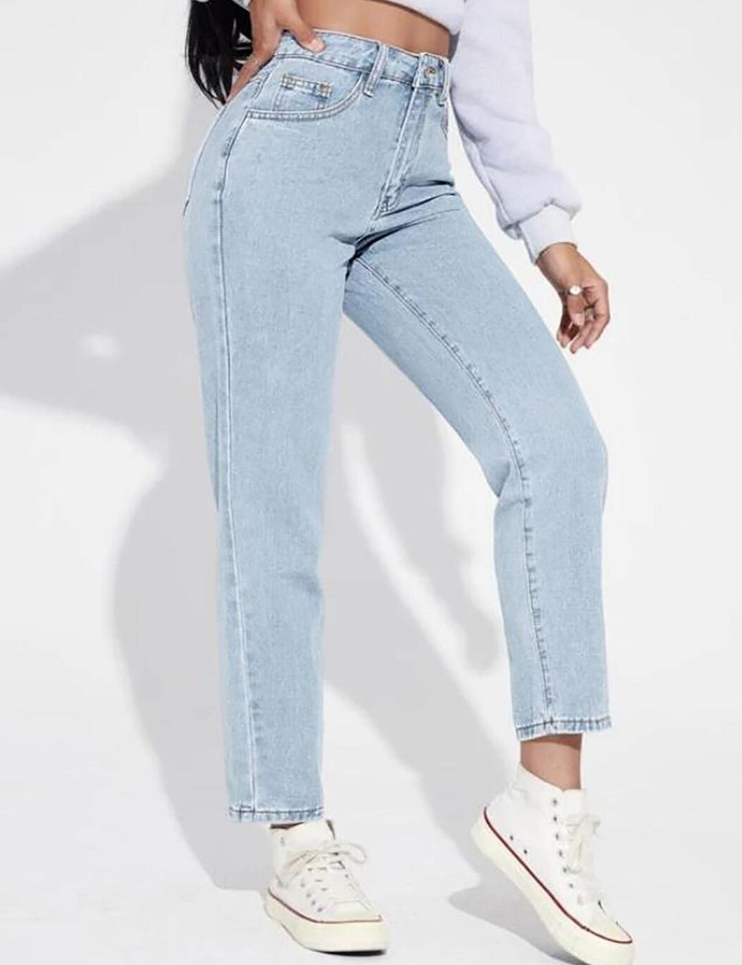 Kotty Women Blue Jean High-Rise Clean look Stretchable Jeans