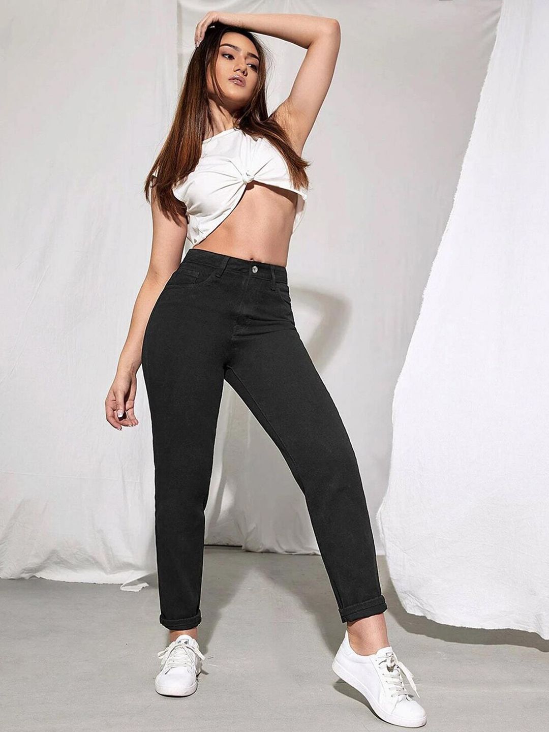 Kotty Women Black Jean Slim Fit Stretchable Jeans