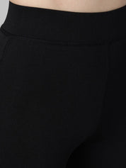 Kotty Women Black & Yellow Colourblocked Tights