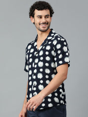 Kotty Men Tie and Dye Printed Casual Shirt