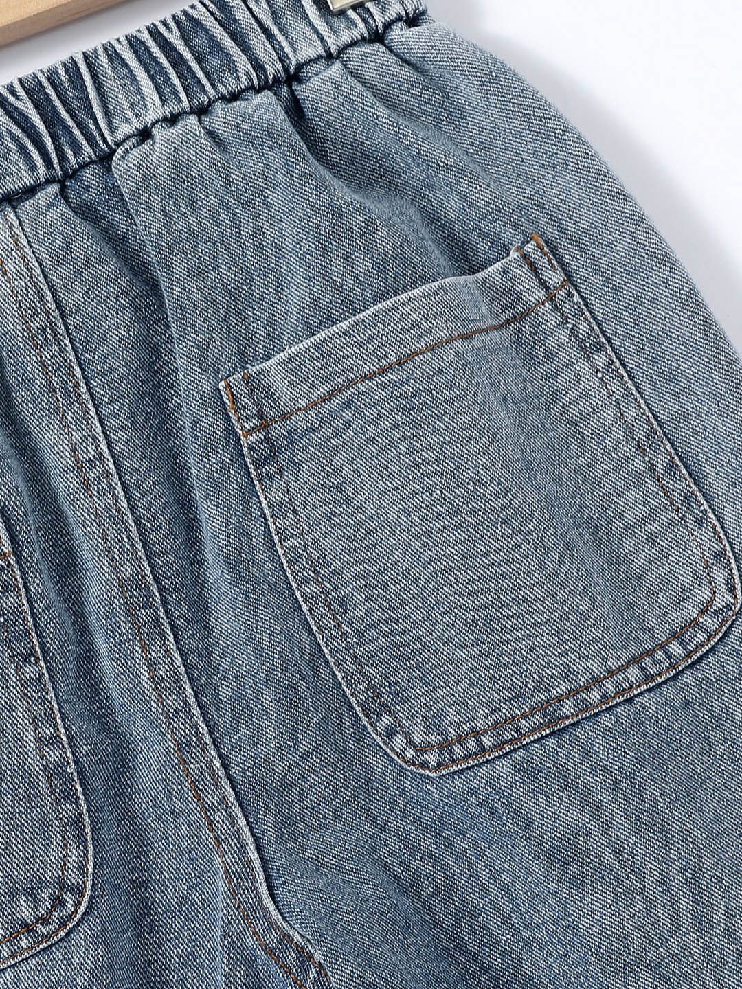 Kotty Girls Blue  Mid Waist Jeans