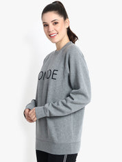 Kotty Women Grey Printed Sweatshirt