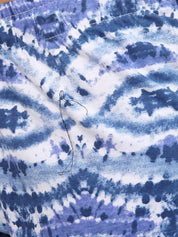 Kotty Women Blue & White Abstract Printed Lounge Shorts