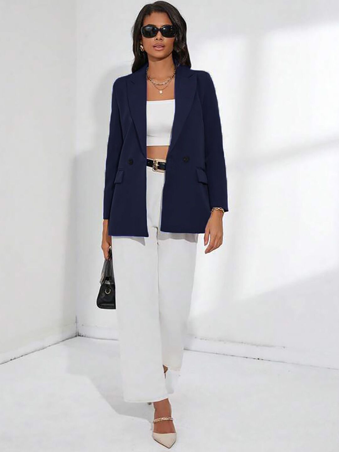 Kotty Double-Breasted Casual Blazer
