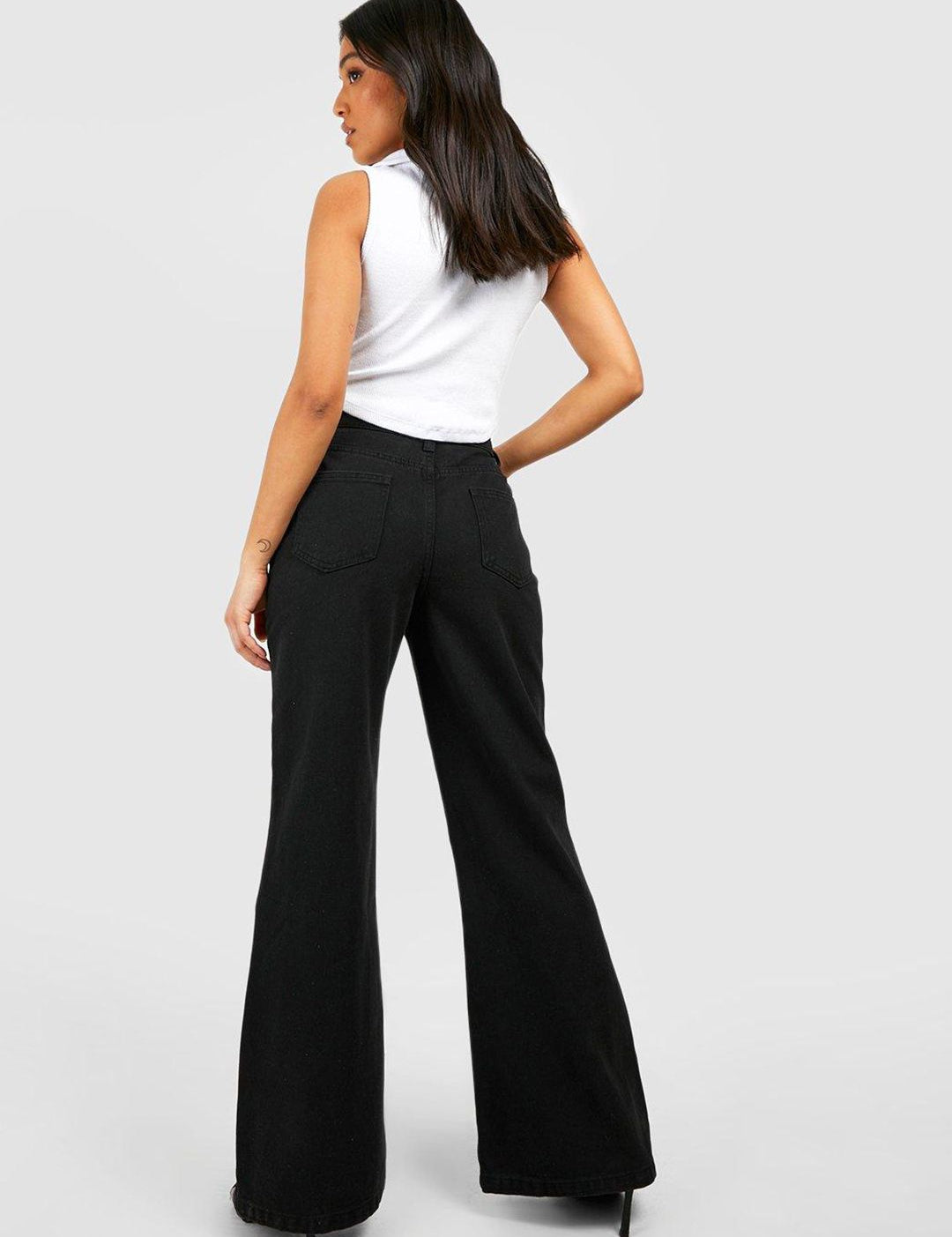 Kotty Women Jean Straight Fit High-Rise Cotton Stretchable Jeans