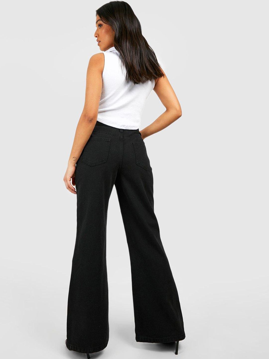 Kotty Women Jean Straight Fit High-Rise Cotton Stretchable Jeans