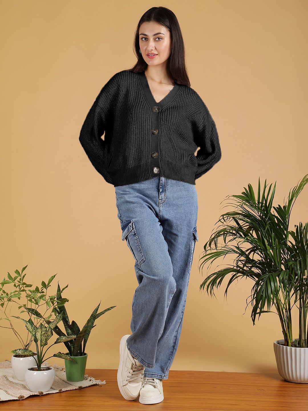 Kotty Women Open Knit Cardigan