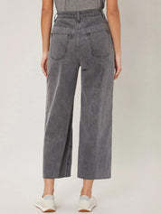 Kotty Women Jean Straight Fit High-Rise Heavy Fade Stretchable Jeans