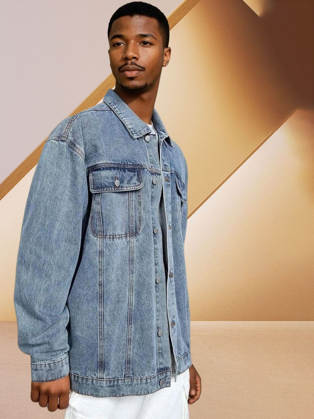 Kotty Open Front Denim Jacket