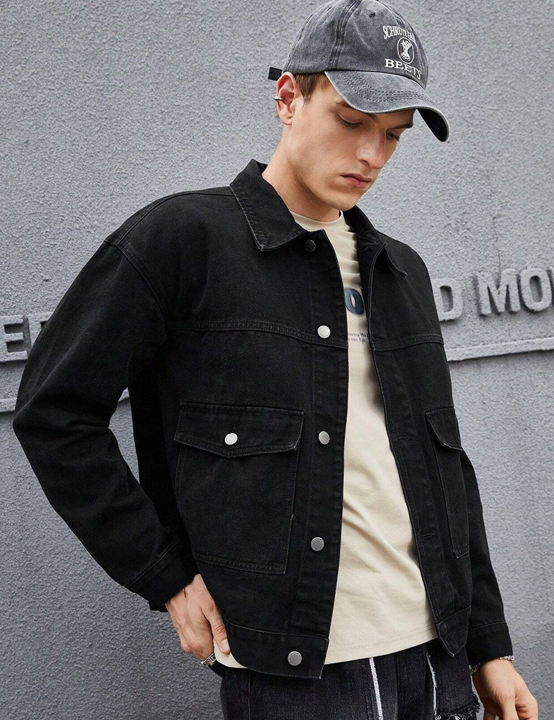 Kotty Spread Collar Denim Jacket