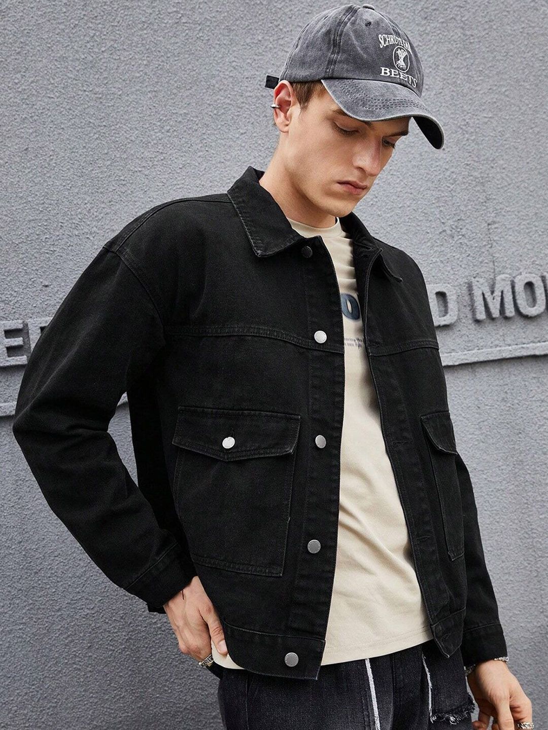 Kotty Spread Collar Denim Jacket