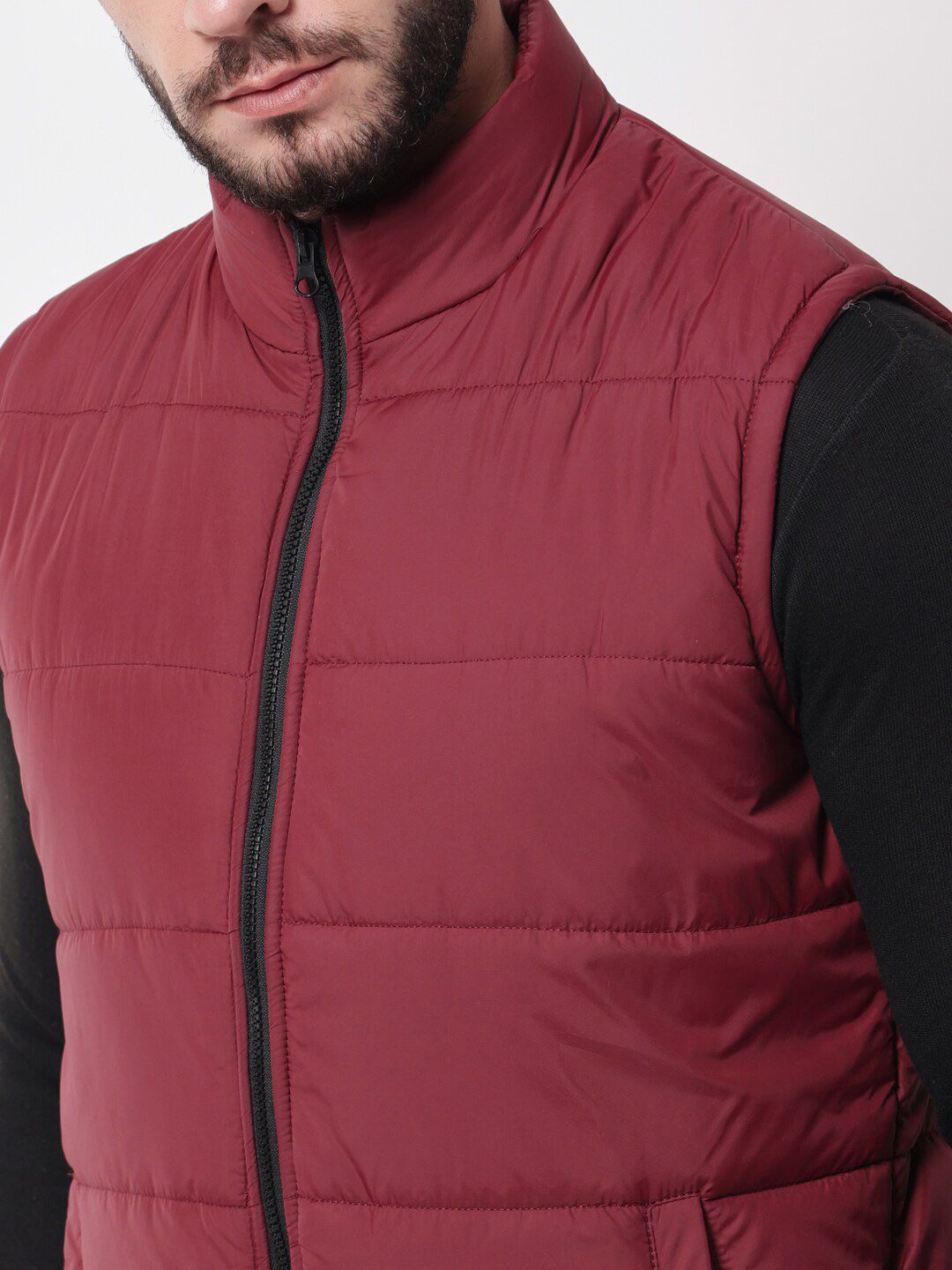Kotty Men Maroon Outdoor Puffer Jacket