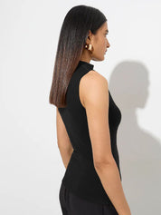 Kotty Women High Neck Sleeveless Top