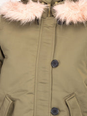 Kotty Women Brown Solid Insulator Parka