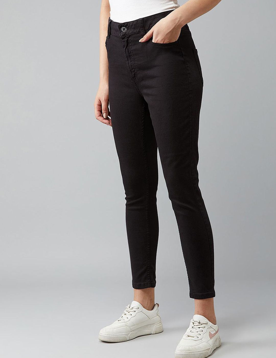 KOTTY Basics Women Slim Fit High-Rise Stretchable Jeans