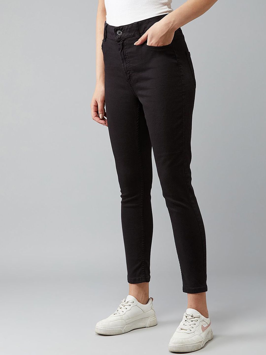 KOTTY Basics Women Slim Fit High-Rise Stretchable Jeans