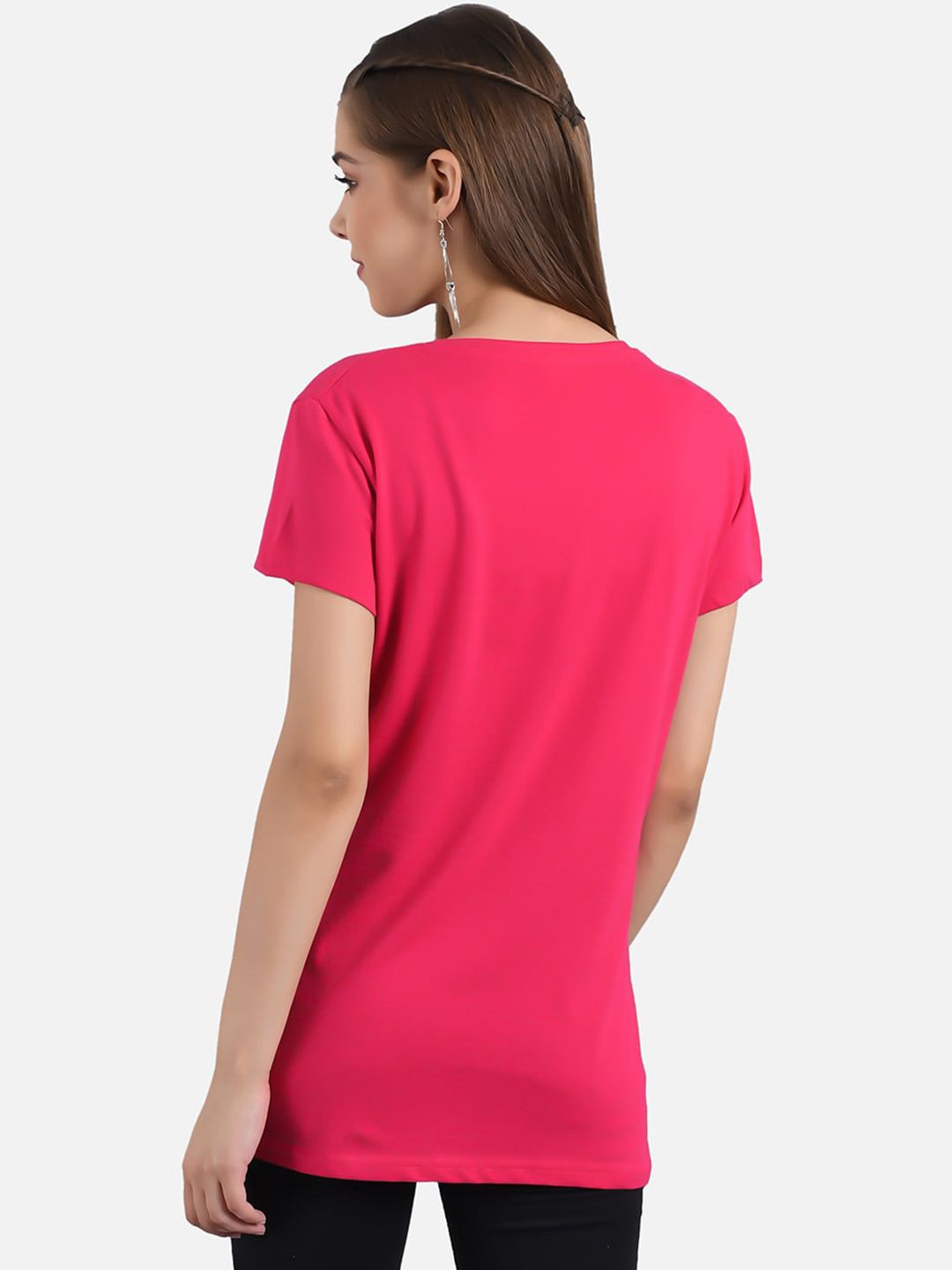 Kotty Women Pack Of 2 Printed Round Neck T-shirt