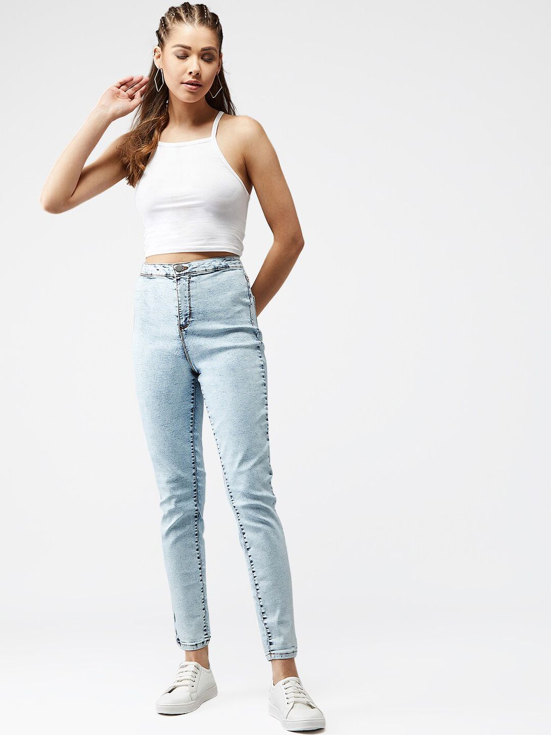 Kotty Women Blue Skinny Fit Jeans