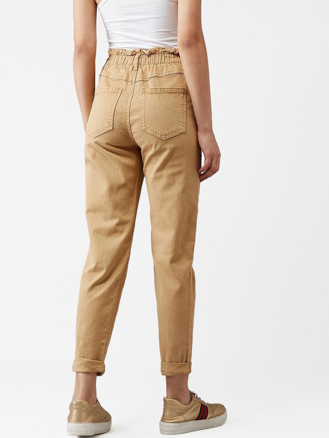 Kotty Women Beige Skinny Fit Jeans