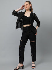 Kotty Women Jean Slim Fit Mildly Distressed Stretchable Jeans