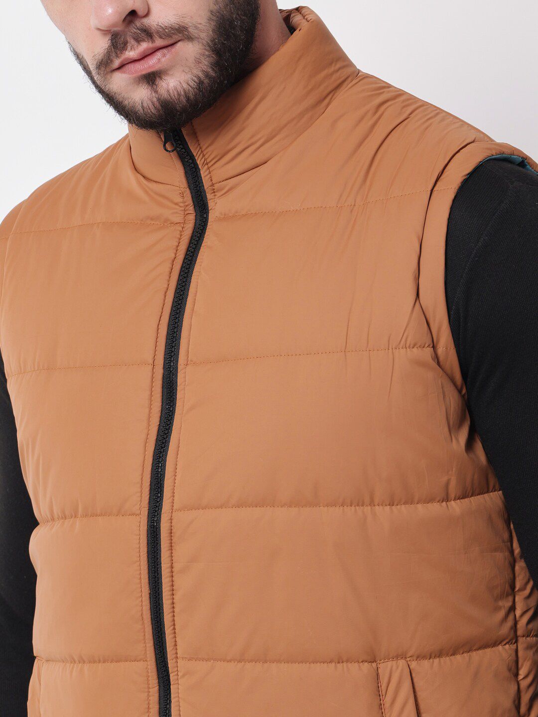 Kotty Men Yellow Outdoor Puffer Jacket