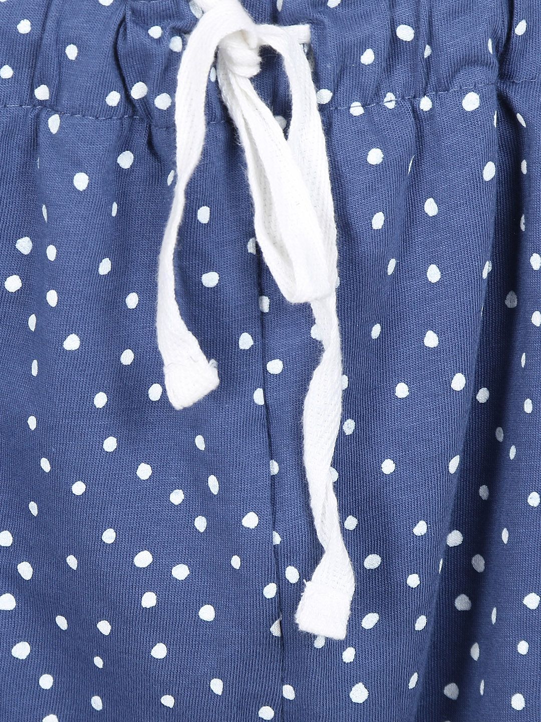 Kotty Women Blue Printed Lounge Shorts KTTSLEEPSHORTS226