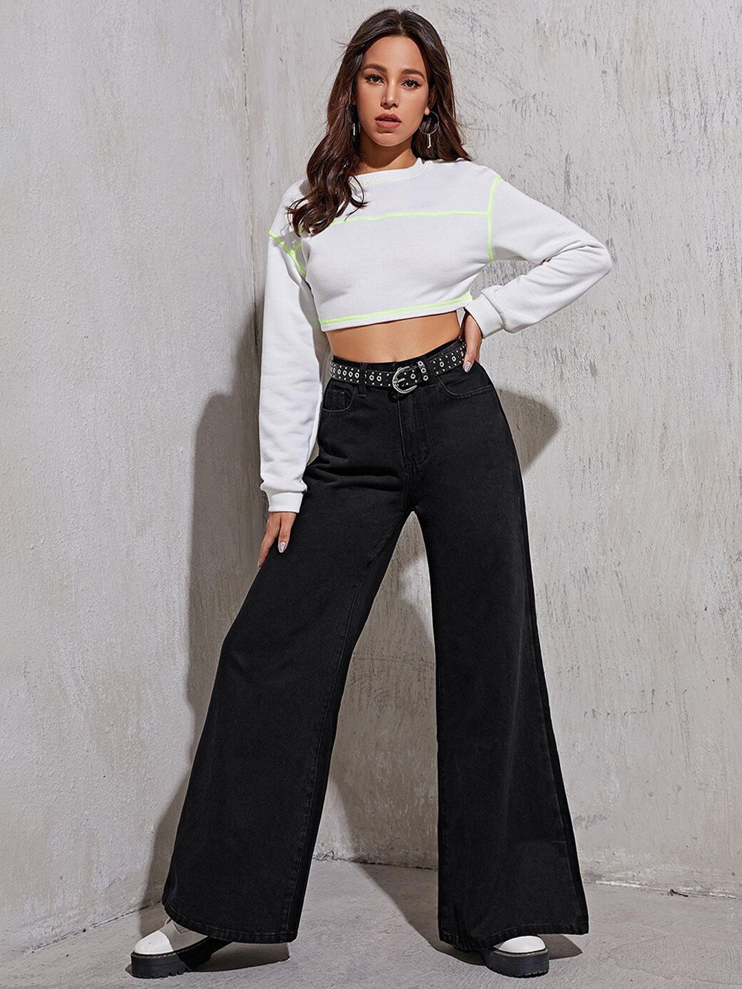 Kotty Women Flared High-Rise Stretchable Jeans