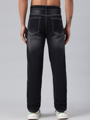 Kotty Men Low-Rise Low Distress Heavy Fade Stretchable Jeans