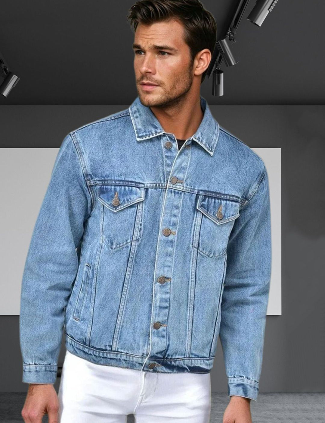Kotty Open Front Denim Jacket