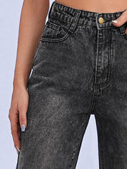 Kotty Women Jean Straight Fit High-Rise Stretchable Jeans