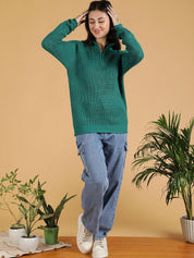 Kotty Women Mock Collar Pullover