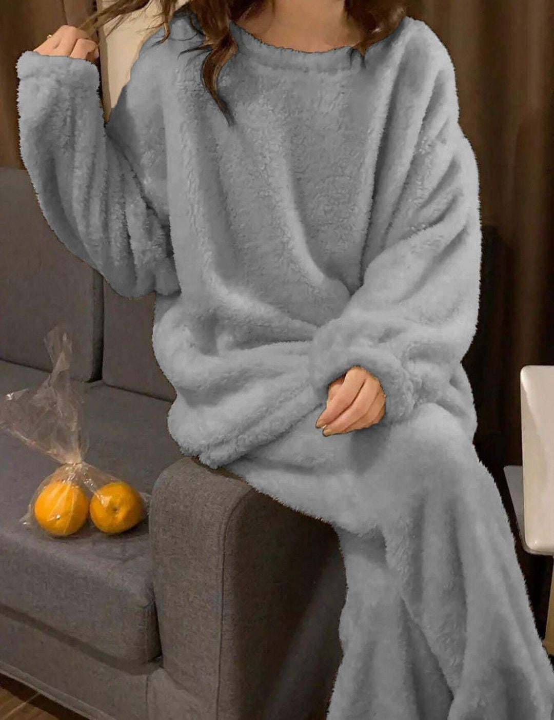 Kotty Women Round Neck Top With Pyjamas