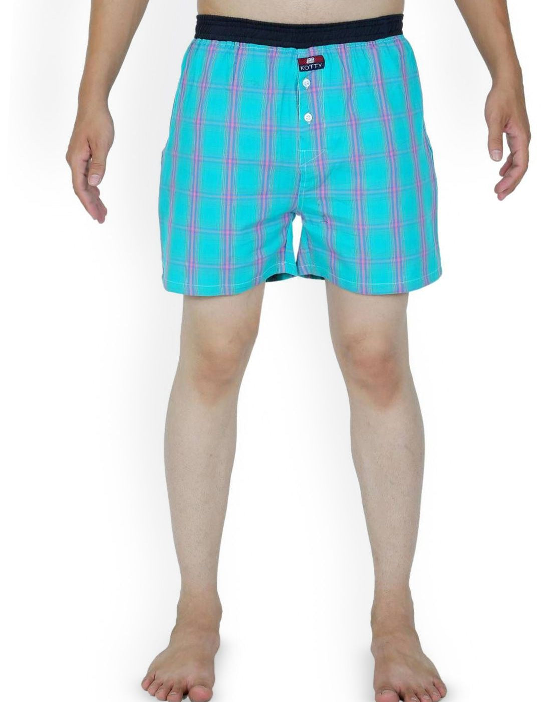 Kotty Men Checked Mid-Rise Boxer KTTNEWBOXER17S