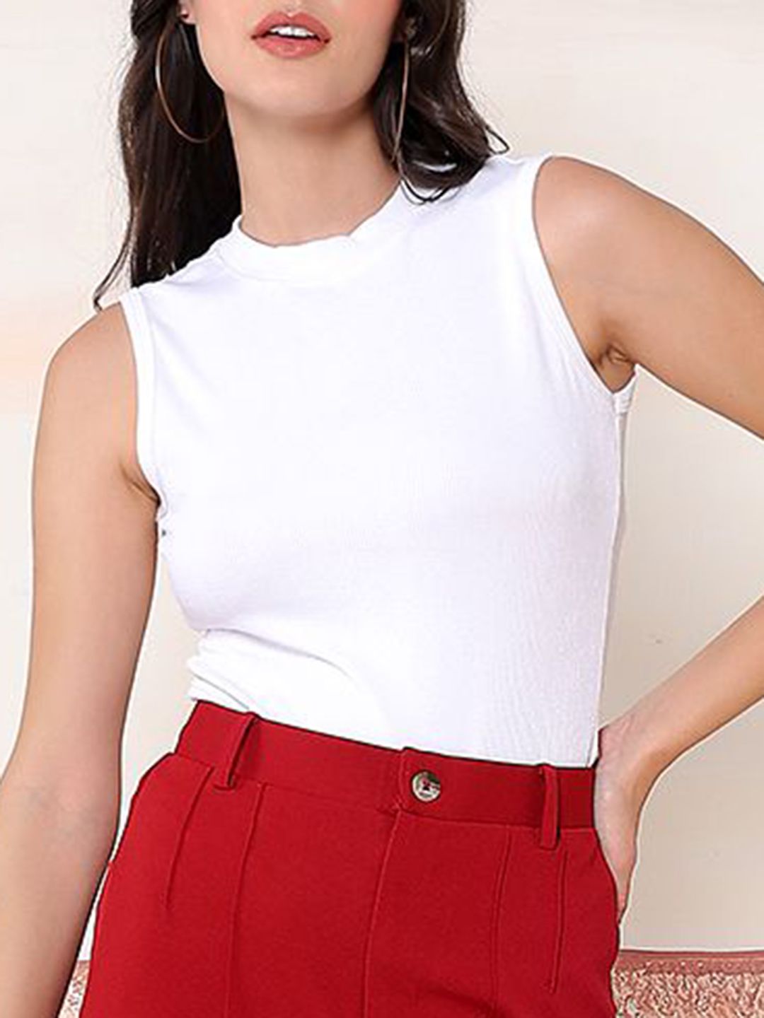 Kotty Relaxed Fit Round Neck Top With Trousers Co-Ords Set