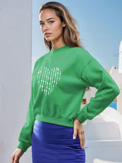 Kotty Women Graphic Printed Round Neck Sweatshirt