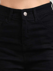 Kotty Women Flared High-Rise Stretchable Cotton Jeans