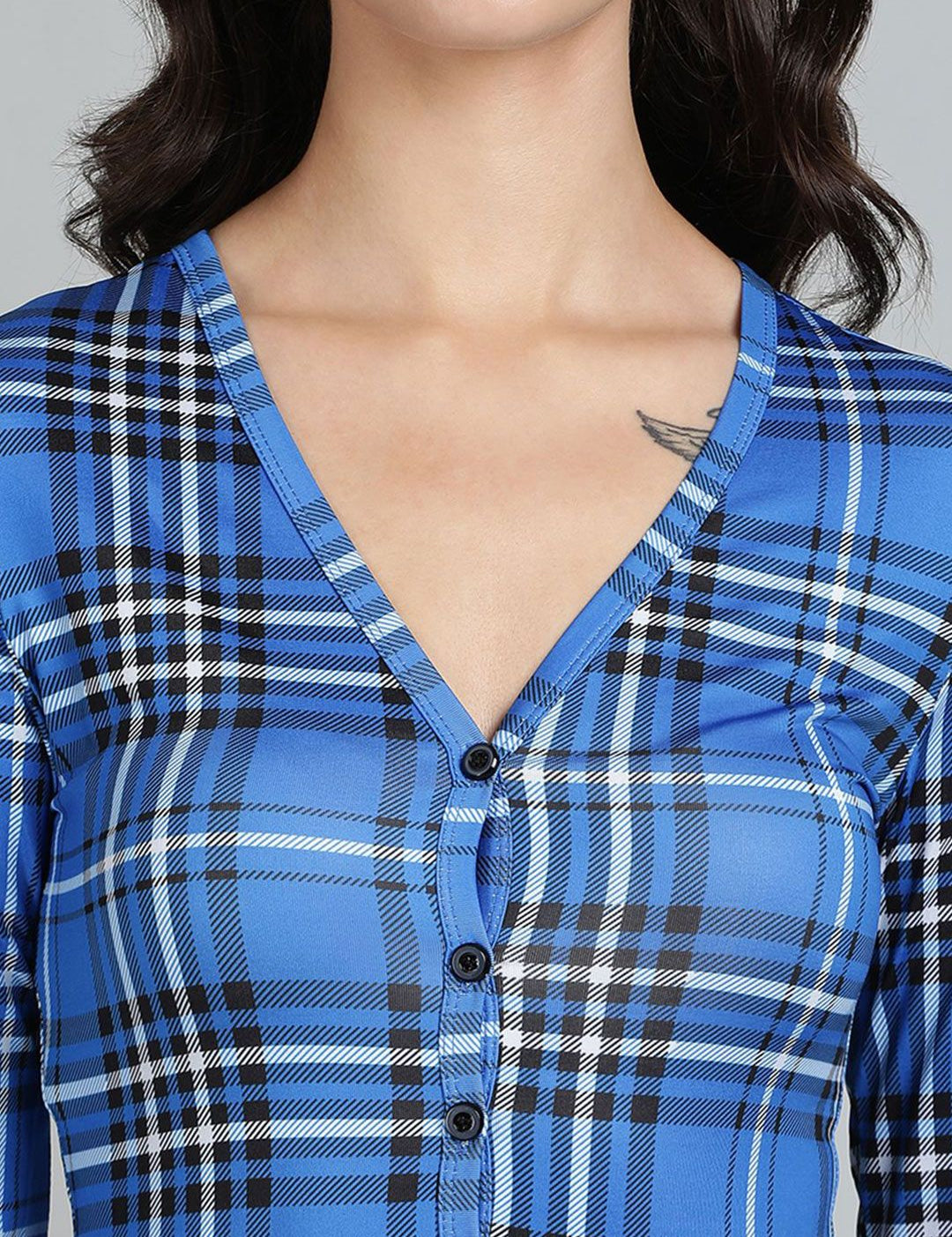 Kotty Checked Basic Jumpsuit