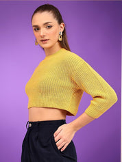 Kotty Women Crop Pullover Sweater
