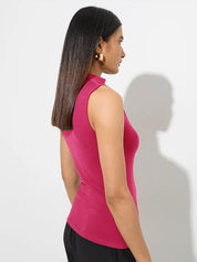 Kotty Women Solid High Neck Top