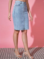 Kotty Pencil Knee Length Skirt