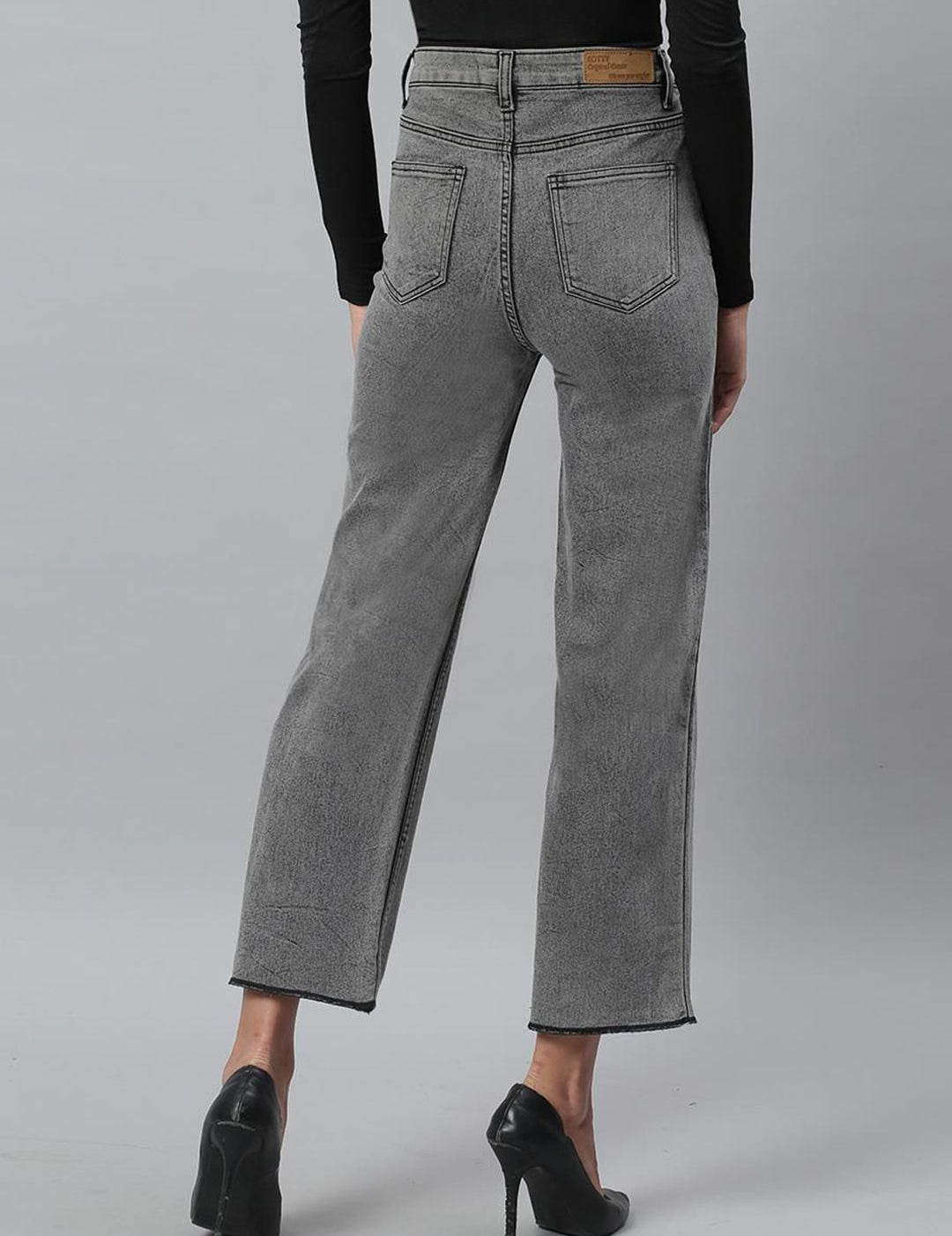 Kotty Women Jean Bootcut High-Rise Stretchable Jeans