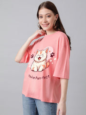 Kotty Women Printed T-shirt