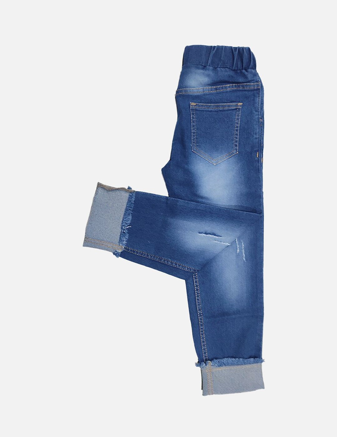 Kotty Boys Jean Jogger Low Distress Light Fade Stretchable Cotton Jeans