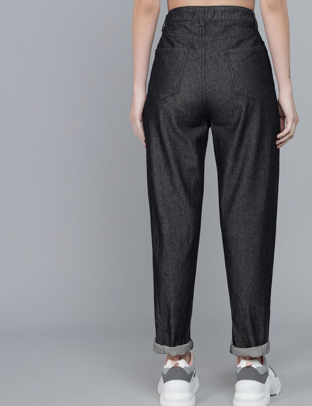 Kotty Women Black Clean Look High-Rise Stretchable Jeans