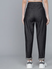 Kotty Women Black Clean Look High-Rise Stretchable Jeans