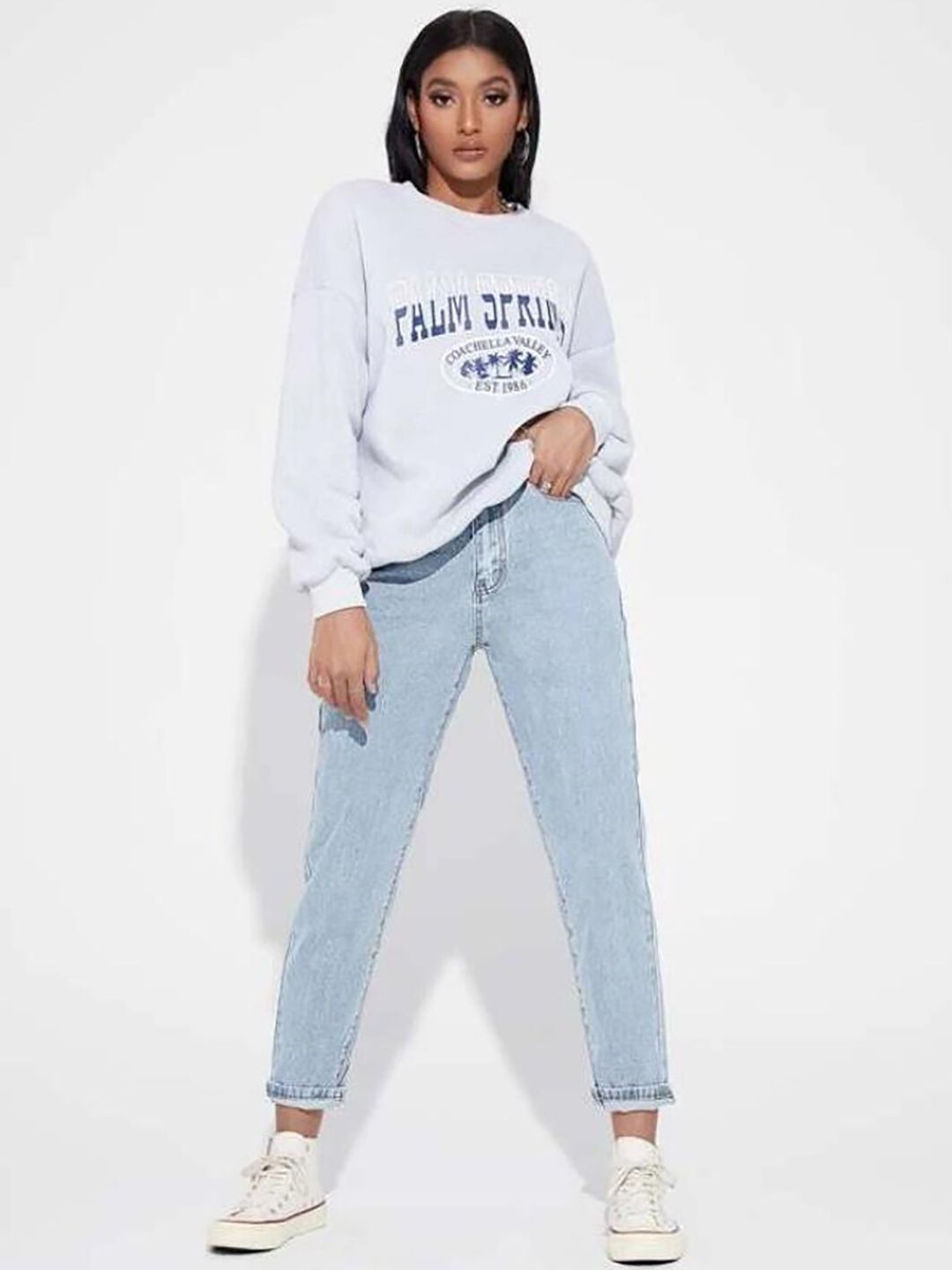 Kotty Women Blue Jean High-Rise Clean look Stretchable Jeans